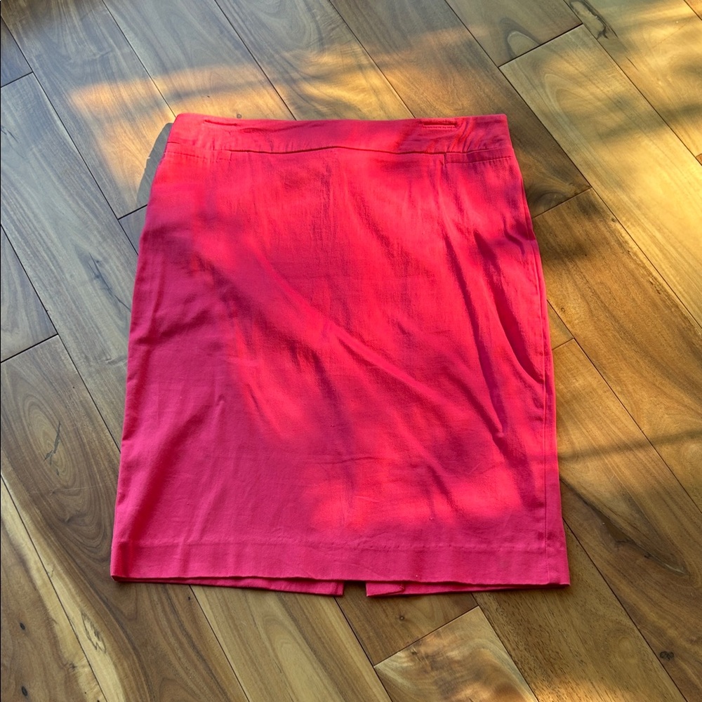 George Vibrant Pink Pencil Skirt